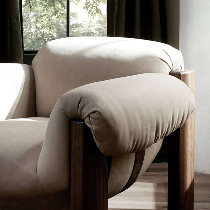 Four Hands - Bina - Samena Chair - Nubuck Sand - 242115-001 veiw 9