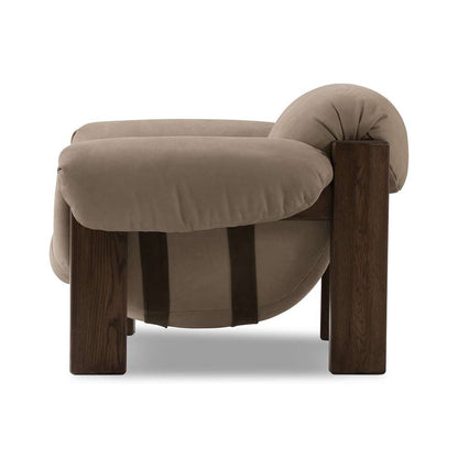 Four Hands - Bina - Samena Chair - Nubuck Sand - 242115-001 veiw 12