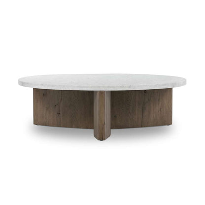 Four Hands - Bina - Toli Coffee Table-Italian White Marble - 228121-002 veiw 1