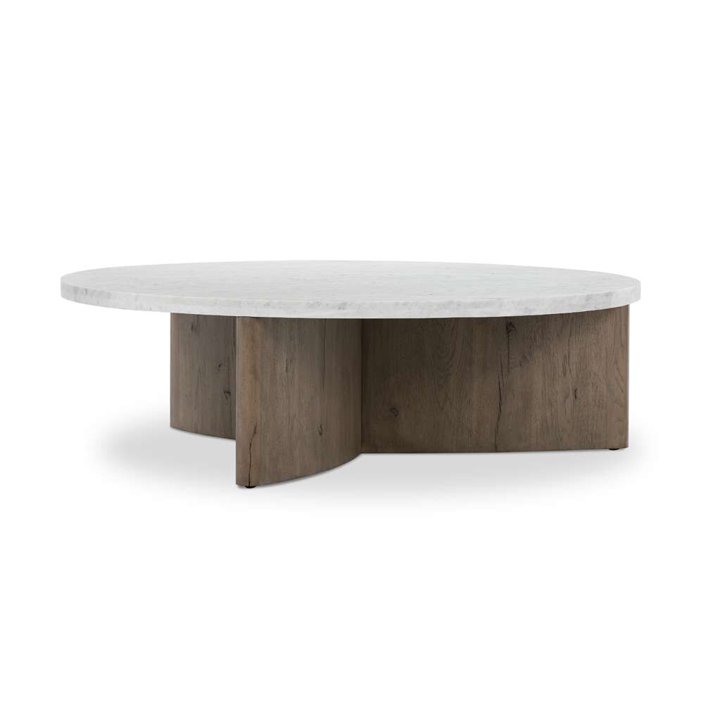 Four Hands - Bina - Toli Coffee Table-Italian White Marble - 228121-002 veiw 6