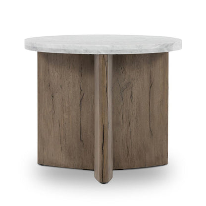 Four Hands - Bina - Toli End Table - Italian White Marble - 228128-002 veiw 1