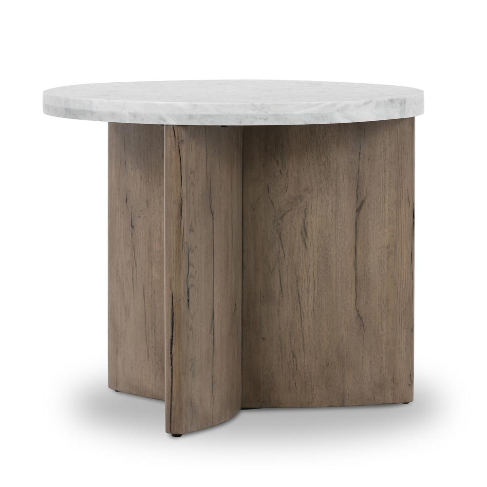Four Hands - Bina - Toli End Table - Italian White Marble - 228128-002 veiw 3