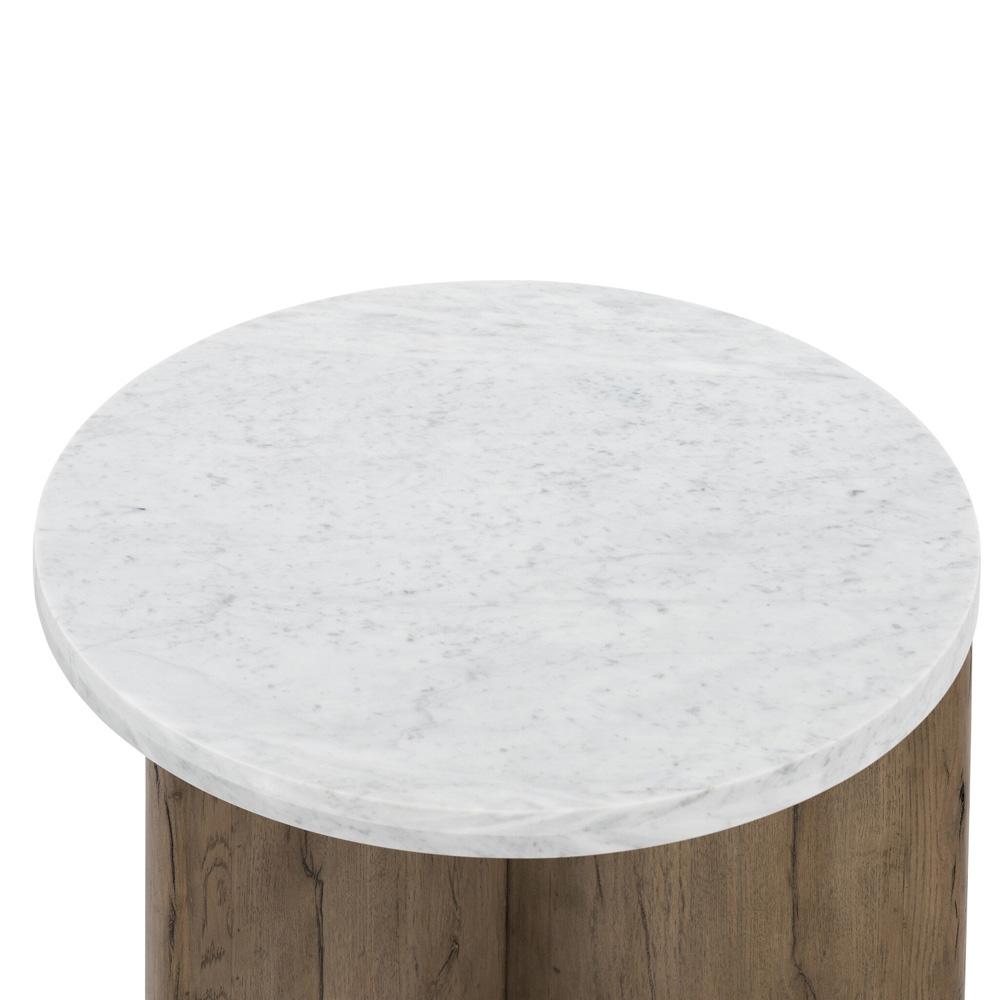 Four Hands - Bina - Toli End Table - Italian White Marble - 228128-002 veiw 5