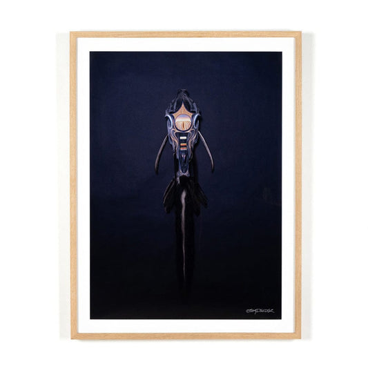 Four Hands - Black Horse Running by Boyd Elder - Vertical Grain 2.5 White Oak - 233318-001 view 1