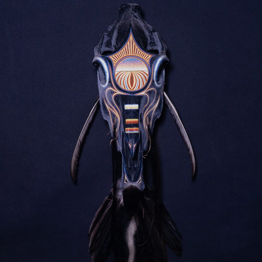 Four Hands - Black Horse Running by Boyd Elder - Vertical Grain 2.5 White Oak - 233318-001 view 4
