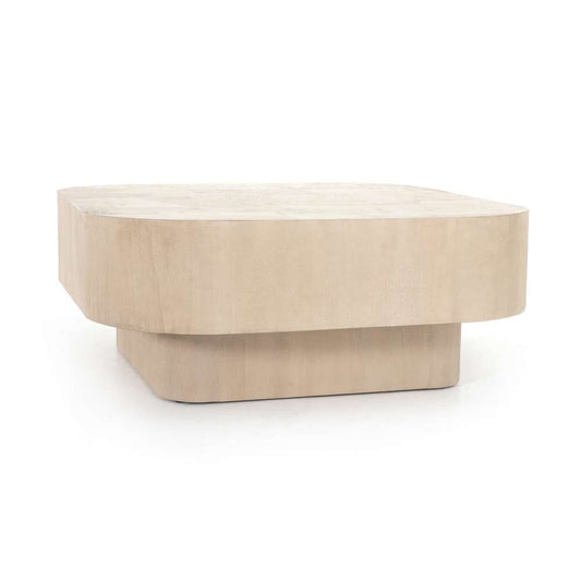 Four Hands - Blanco Coffee Table - Bleached Burl - 224828-001 veiw 2