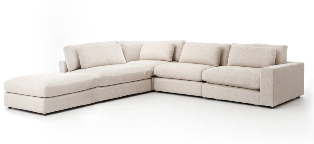 Four Hands - Bloor 4-Pc Raf Sectional W/ Ottoman-Esse - UATR-066-377-S3 veiw 1