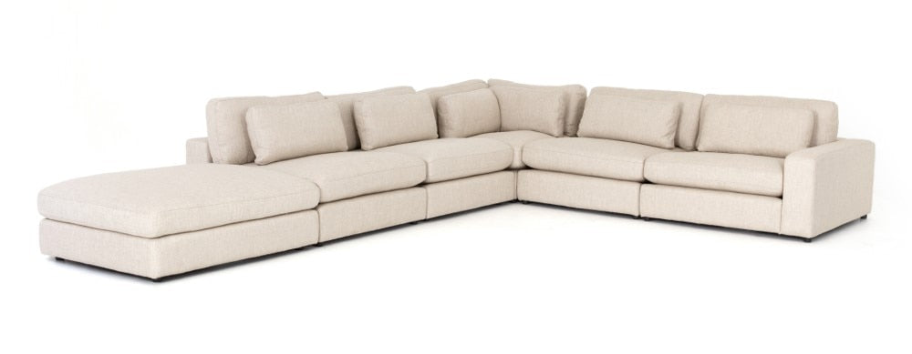 Four Hands - Bloor 5-Pc Sectional W/ Ottoman-Essense - UATR-066-377-S5 veiw 1