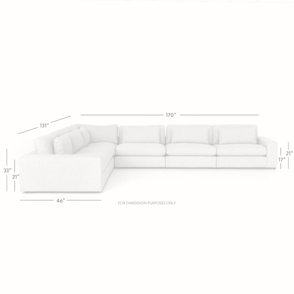 Four Hands - Bloor 6-Pc Sectional-Essence Natural - UATR-066-377-S11 veiw 2
