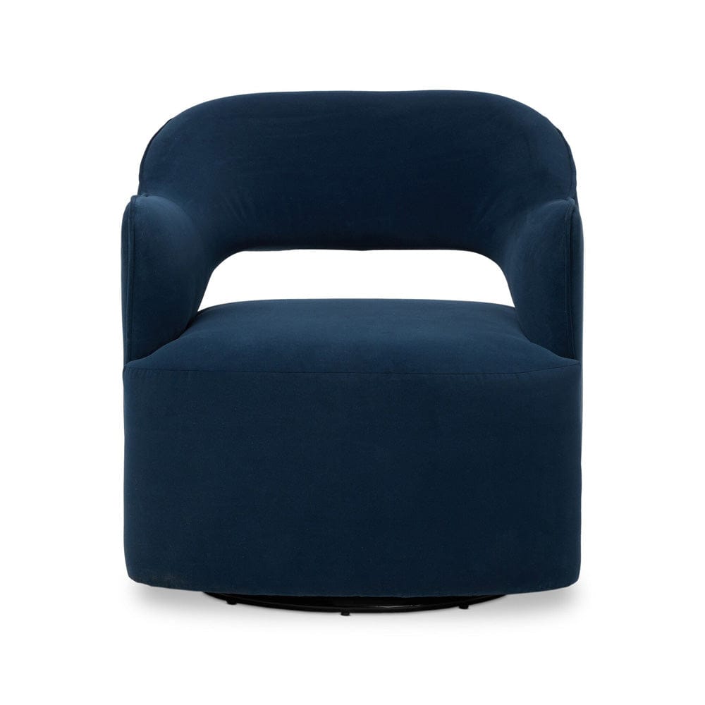 Four Hands - Blythe Swivel Chair - Crypton Henry Navy - 248103-002 view 1