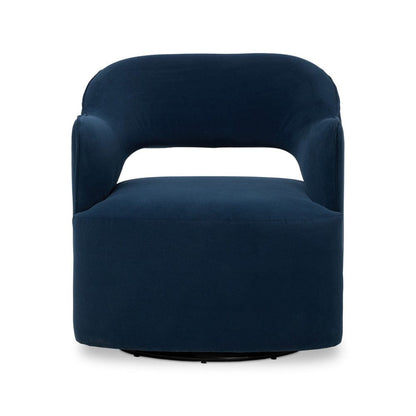 Four Hands - Blythe Swivel Chair - Crypton Henry Navy - 248103-002 view 1