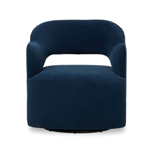 Four Hands - Blythe Swivel Chair - Crypton Henry Navy - 248103-002 view 1