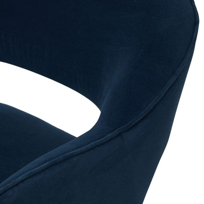 Four Hands - Blythe Swivel Chair - Crypton Henry Navy - 248103-002 view 6