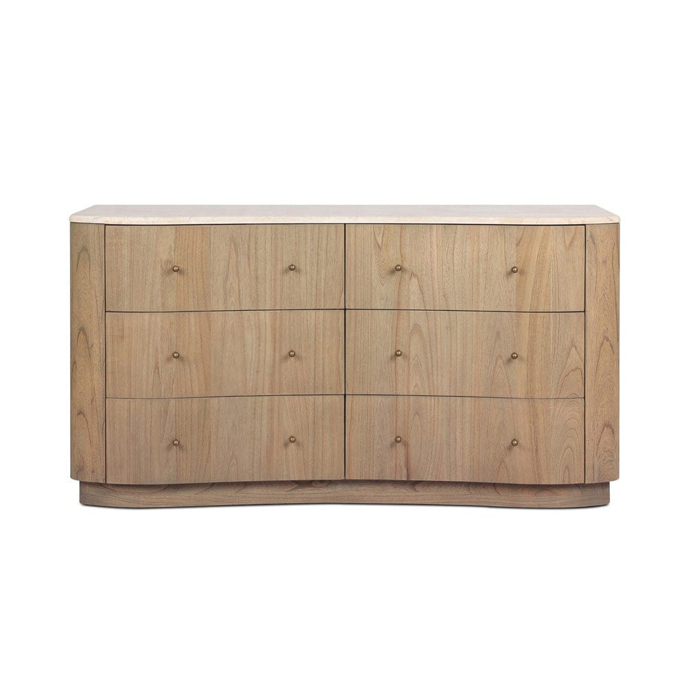 Four Hands - Boa 6 Drawer Dresser - Sandy Mindi Veneer - 249215-001 view 1