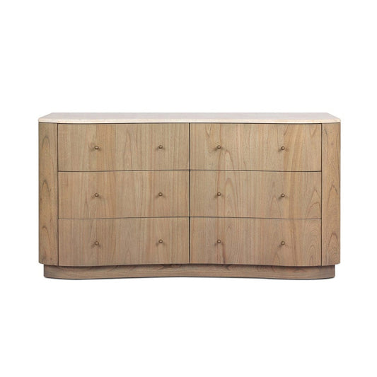 Four Hands - Boa 6 Drawer Dresser - Sandy Mindi Veneer - 249215-001 view 1