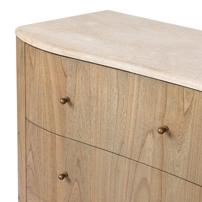 Four Hands - Boa 6 Drawer Dresser - Sandy Mindi Veneer - 249215-001 view 6
