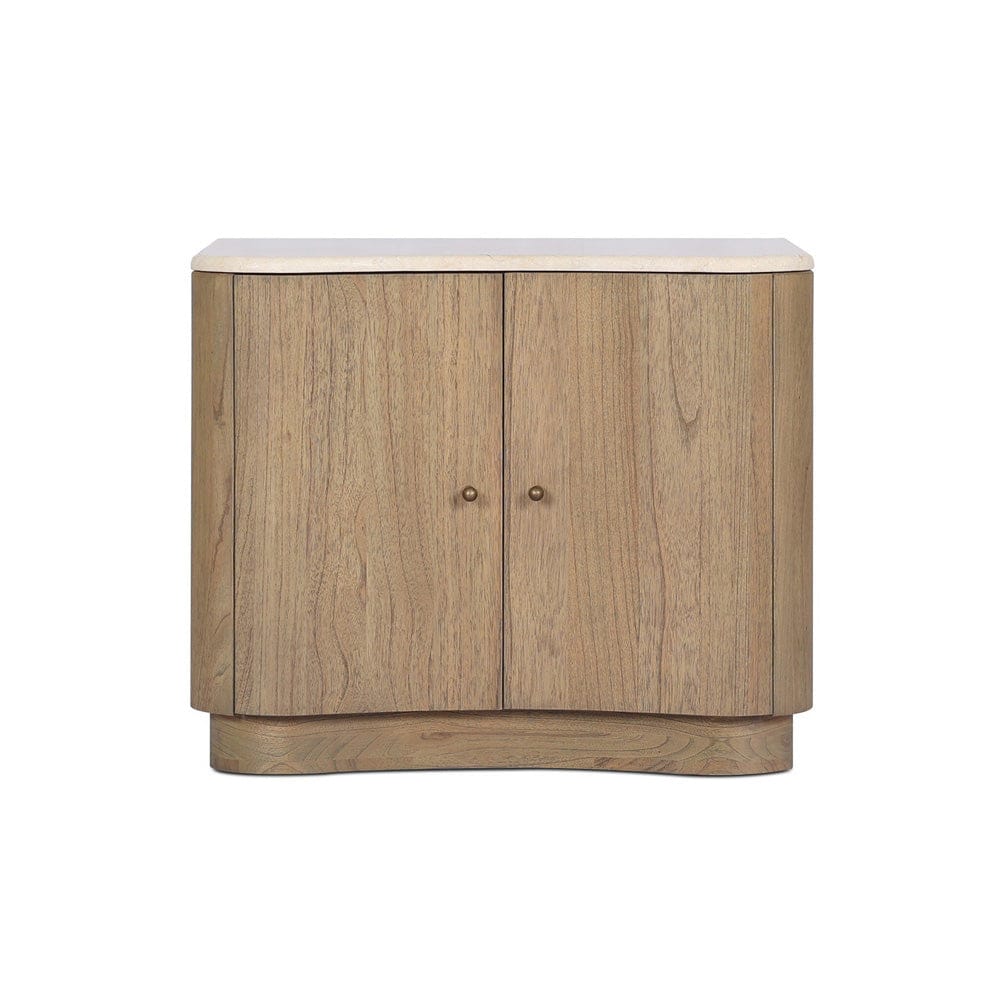 Four Hands - Boa Nightstand - Cream Marble - 249219-001 view 1