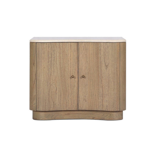 Four Hands - Boa Nightstand - Cream Marble - 249219-001 view 1