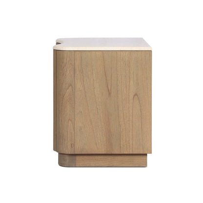 Four Hands - Boa Nightstand - Cream Marble - 249219-001 view 3