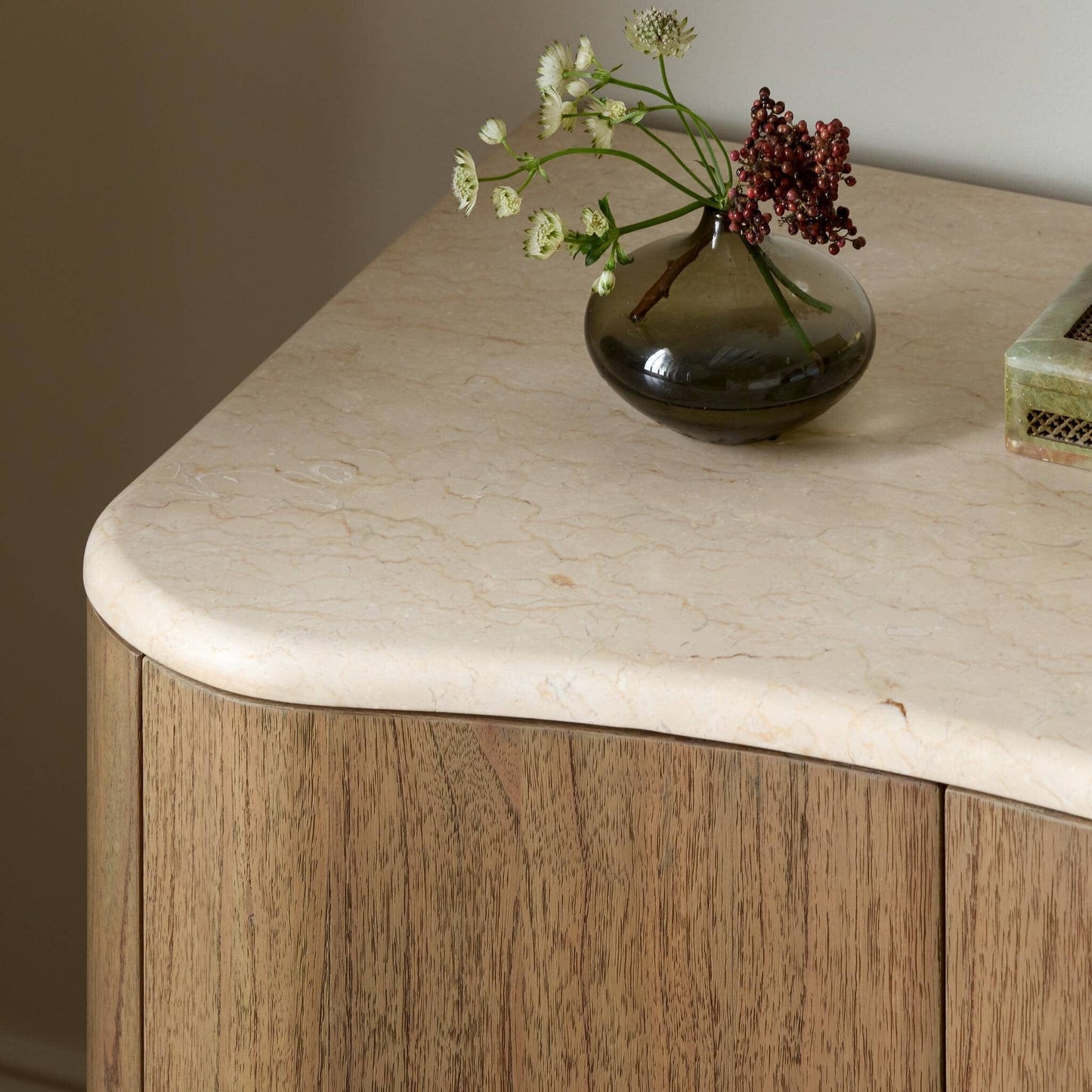 Four Hands - Boa Nightstand - Cream Marble - 249219-001 view 13