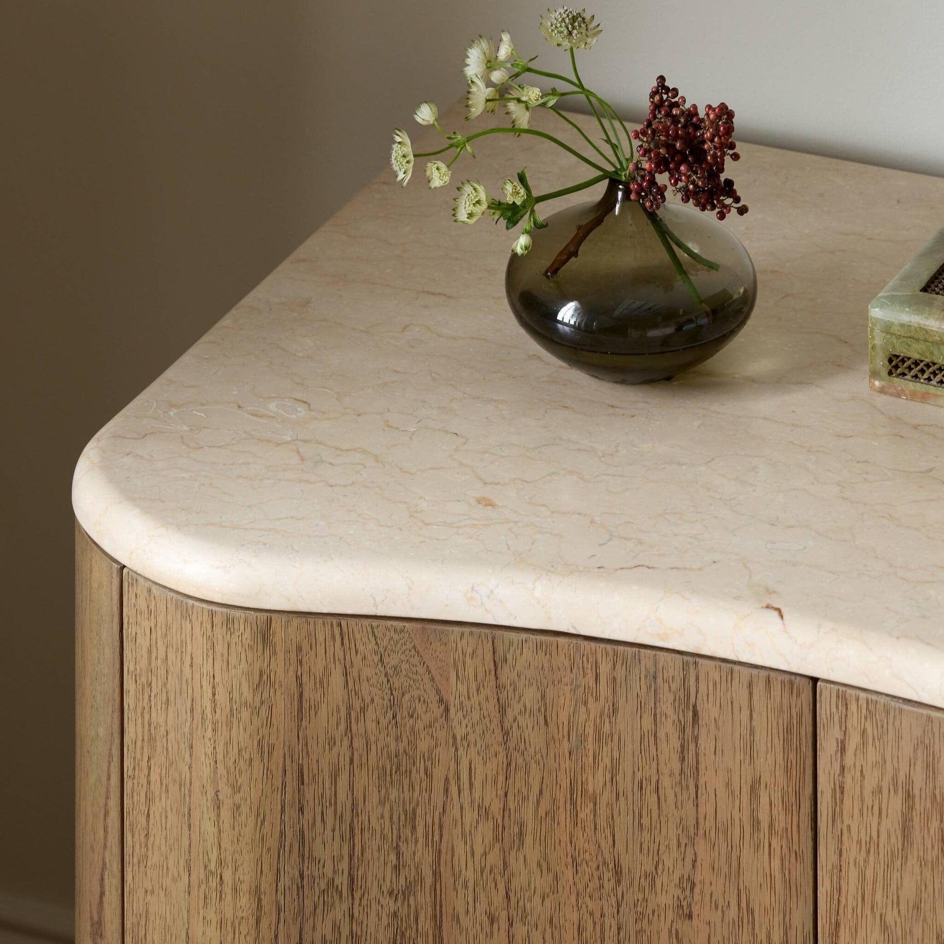 Four Hands - Boa Nightstand - Cream Marble - 249219-001 view 13