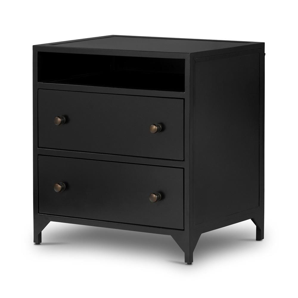 Four Hands - Bolton - Belmont 2 Drawer Nightstand - Black - 104440-003 veiw 1