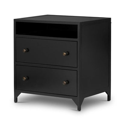 Four Hands - Bolton - Belmont 2 Drawer Nightstand - Black - 104440-003 veiw 1