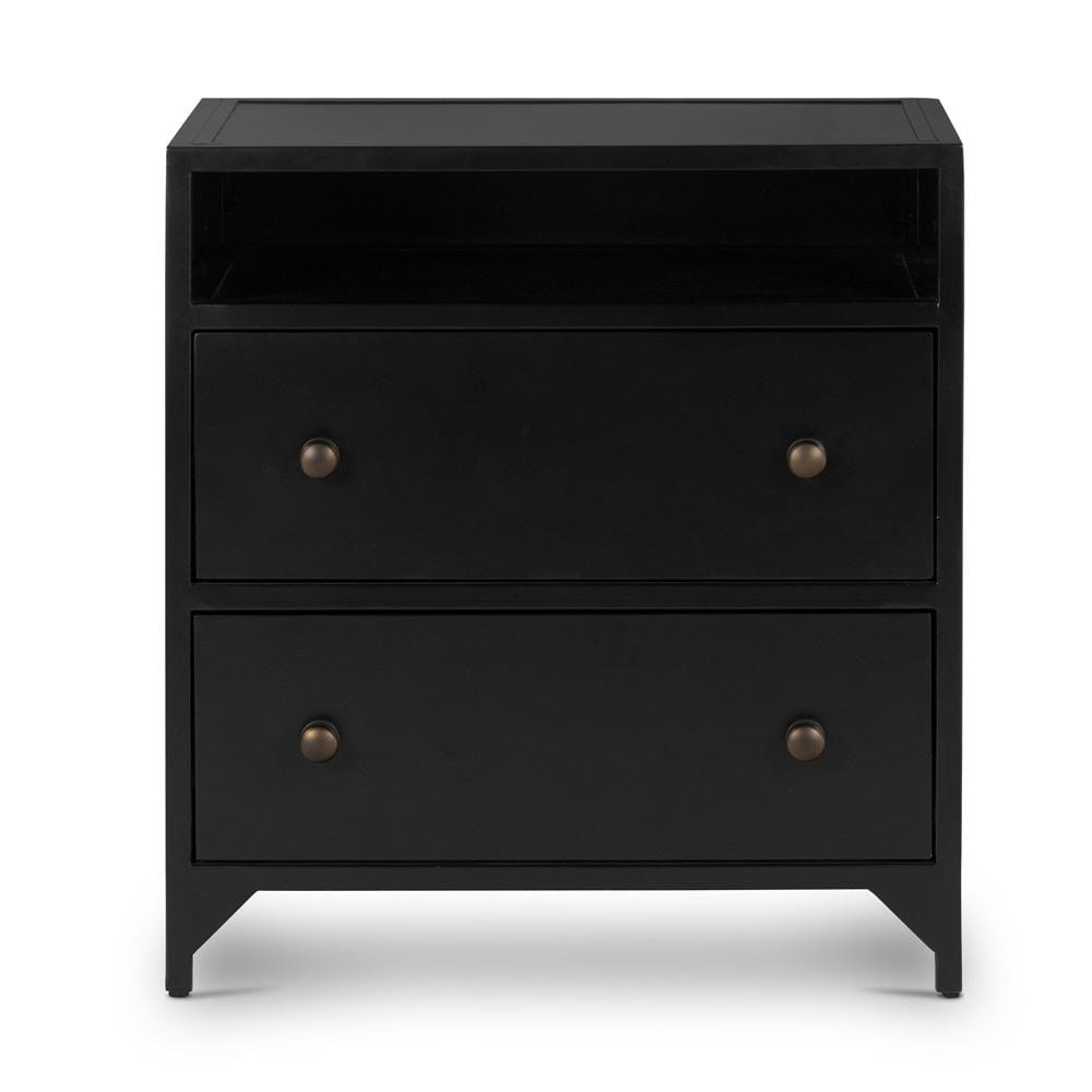 Four Hands - Bolton - Belmont 2 Drawer Nightstand - Black - 104440-003 veiw 2