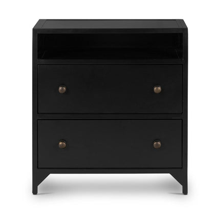 Four Hands - Bolton - Belmont 2 Drawer Nightstand - Black - 104440-003 veiw 2