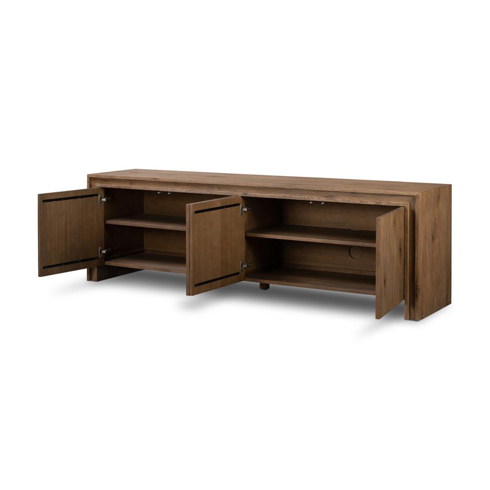 Four Hands - Bolton - Chalmers Media Console - Weathered Oak Veneer - 241031-001 veiw 3