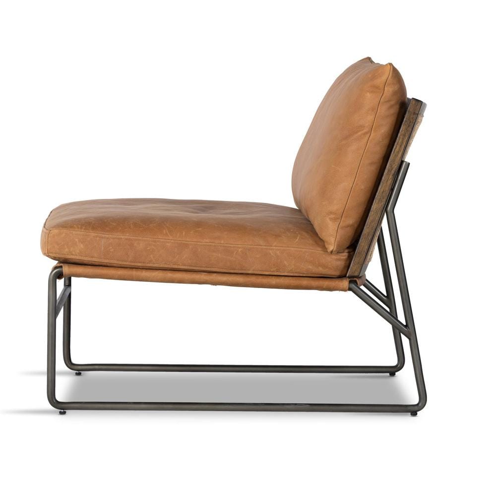 Four Hands - Bolton - Elias Chair - Palermo Cognac - 229359-002 veiw 3