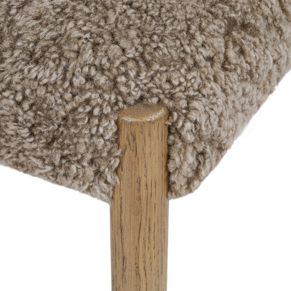 Four Hands - Bolton - Glenmore Bar + Counter Stool - Taupe Shearling - 226032-034_CLOSEOUT view 8