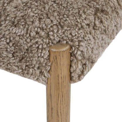 Four Hands - Bolton - Glenmore Bar + Counter Stool - Taupe Shearling - 226032-034_CLOSEOUT view 8