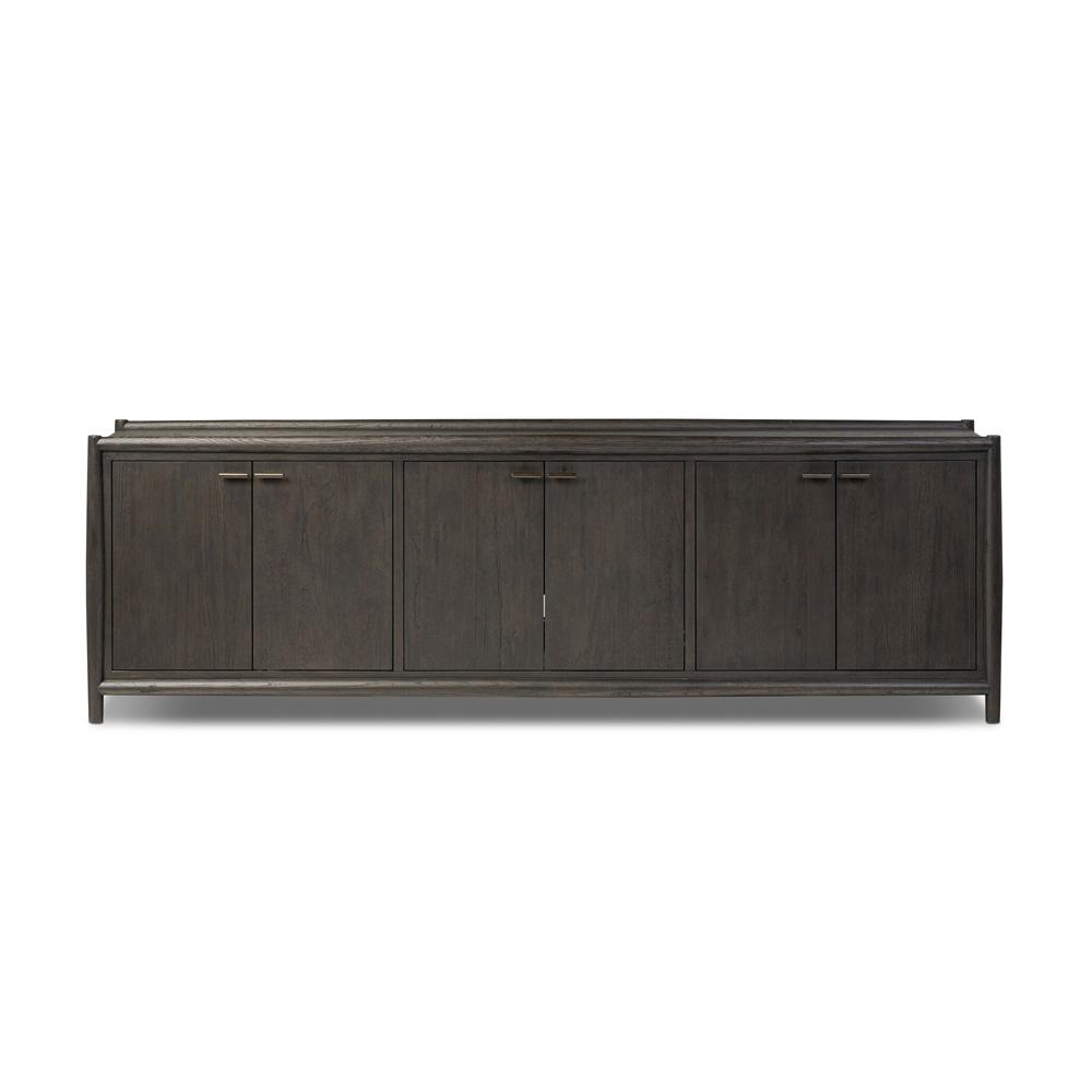 Four Hands - Bolton - Glenview 6 Door Sideboard - Cracked Smoked Black Veneer - 236124-002 veiw 2