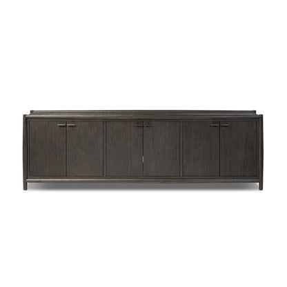 Four Hands - Bolton - Glenview 6 Door Sideboard - Cracked Smoked Black Veneer - 236124-002 veiw 2