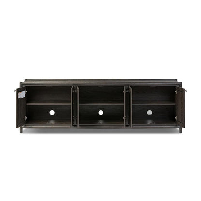 Four Hands - Bolton - Glenview 6 Door Sideboard - Cracked Smoked Black Veneer - 236124-002 veiw 3