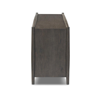 Four Hands - Bolton - Glenview 6 Door Sideboard - Cracked Smoked Black Veneer - 236124-002 veiw 4
