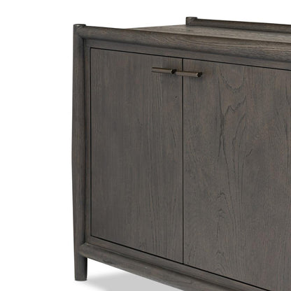 Four Hands - Bolton - Glenview 6 Door Sideboard - Cracked Smoked Black Veneer - 236124-002 veiw 7