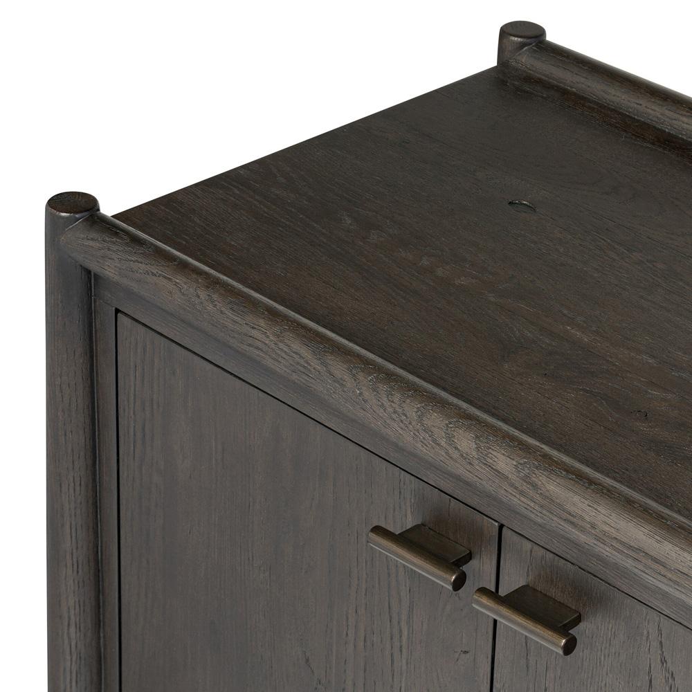 Four Hands - Bolton - Glenview 6 Door Sideboard - Cracked Smoked Black Veneer - 236124-002 veiw 8