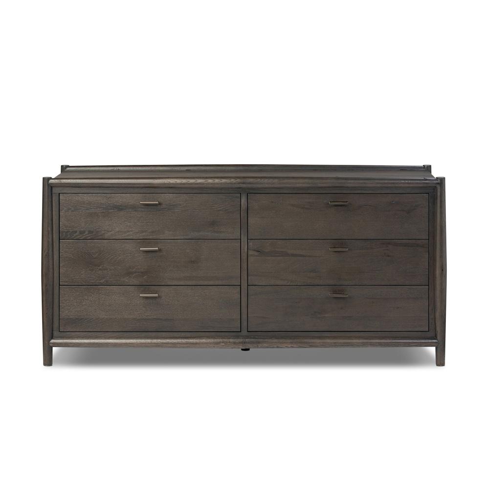 Four Hands - Bolton - Glenview 6 Drawer Dresser - Cracked Smoked Black Veneer - 236472-002 veiw 2
