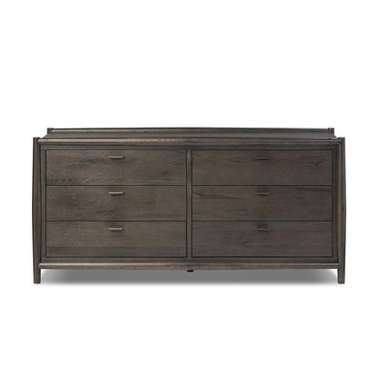 Four Hands - Bolton - Glenview 6 Drawer Dresser - Cracked Smoked Black Veneer - 236472-002 veiw 2