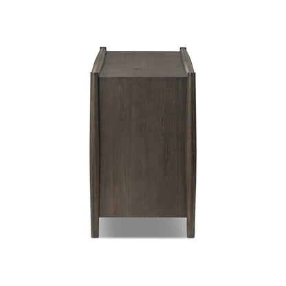 Four Hands - Bolton - Glenview 6 Drawer Dresser - Cracked Smoked Black Veneer - 236472-002 veiw 4