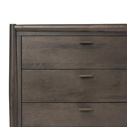 Four Hands - Bolton - Glenview 6 Drawer Dresser - Cracked Smoked Black Veneer - 236472-002 veiw 7