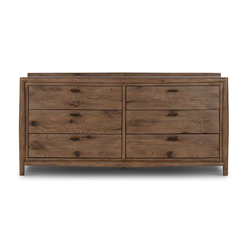Four Hands - Bolton - Glenview 6 Drawer Dresser-Weathered Oak - 236472-001 veiw 4