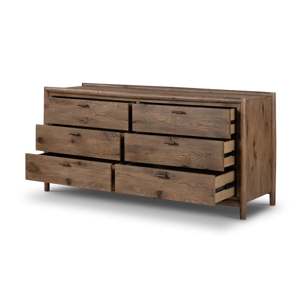 Four Hands - Bolton - Glenview 6 Drawer Dresser-Weathered Oak - 236472-001 veiw 5