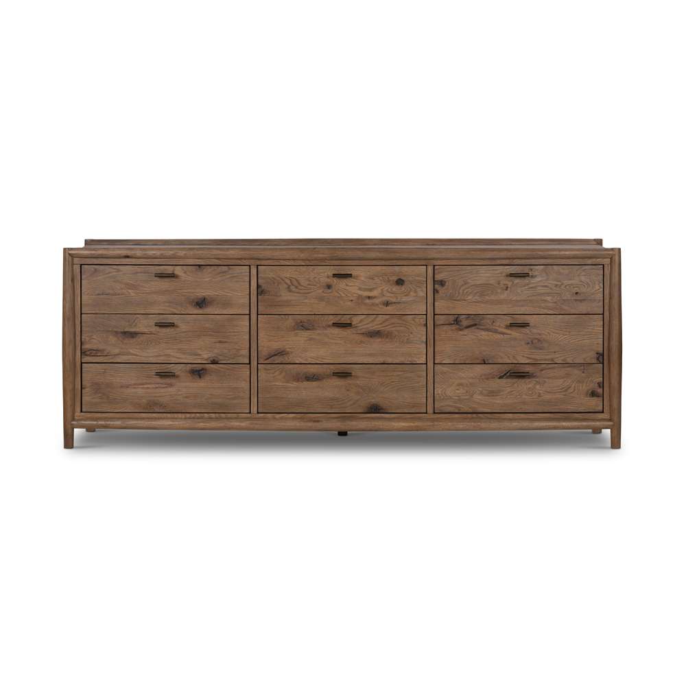 Four Hands - Bolton - Glenview 9 Drawer Dresser-Weathered Oak - 237095-001 veiw 3