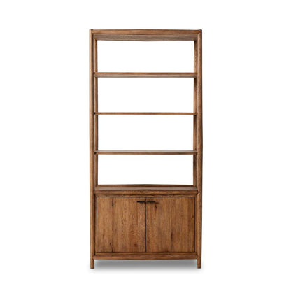 Four Hands - Bolton - Glenview Bookcase-Weathered Oak - 236400-001 veiw 3