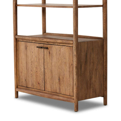 Four Hands - Bolton - Glenview Bookcase-Weathered Oak - 236400-001 veiw 8