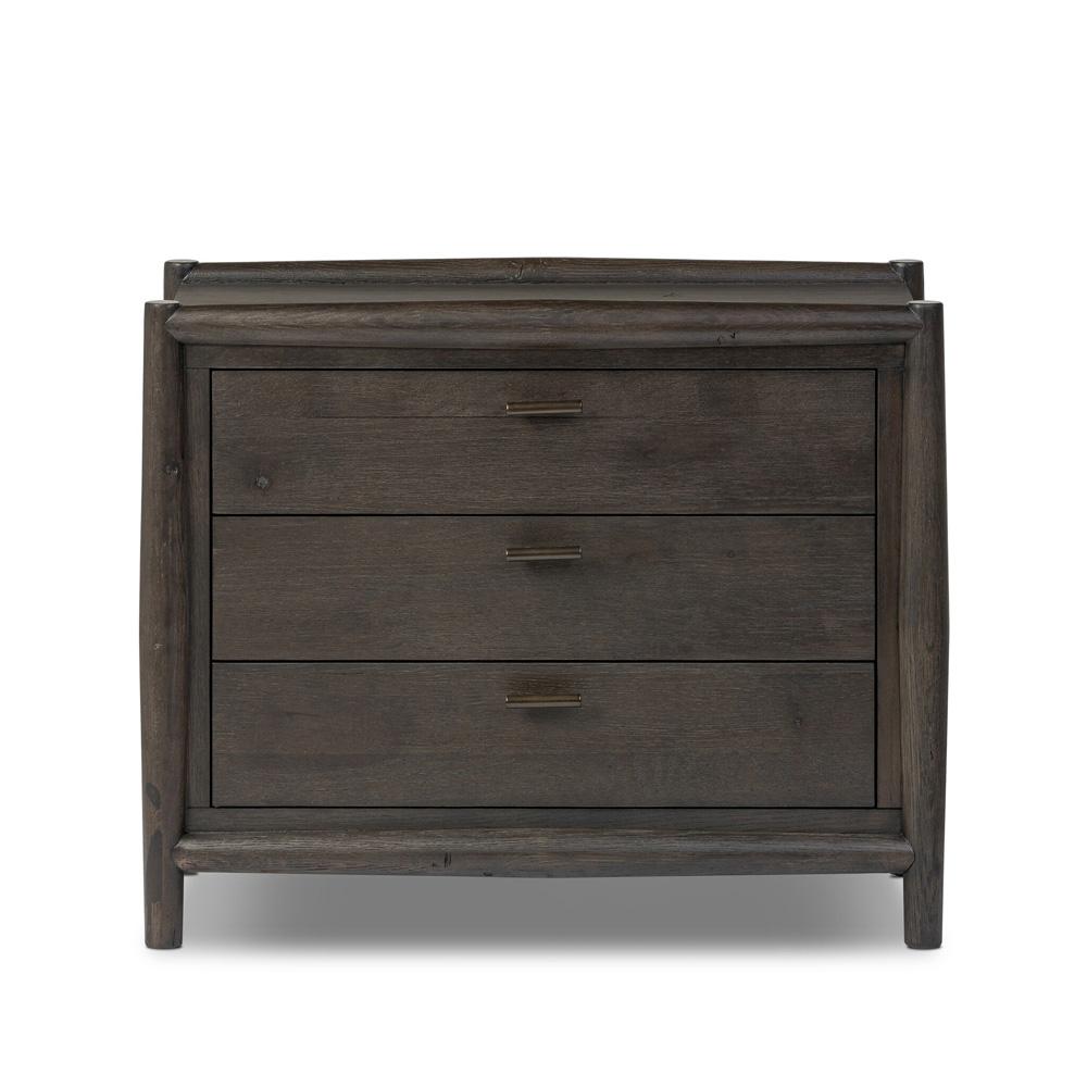 Four Hands - Bolton - Glenview Nightstand - Cracked Smoked Black Veneer - 236473-002 veiw 2