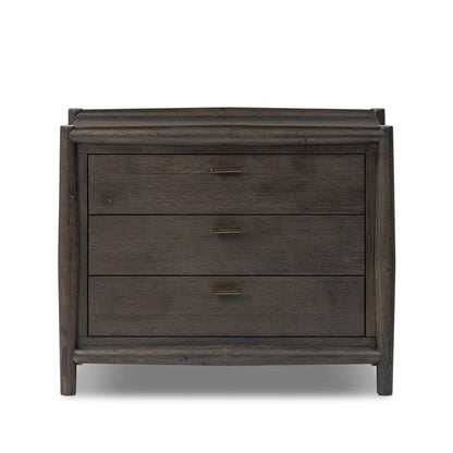 Four Hands - Bolton - Glenview Nightstand - Cracked Smoked Black Veneer - 236473-002 veiw 2